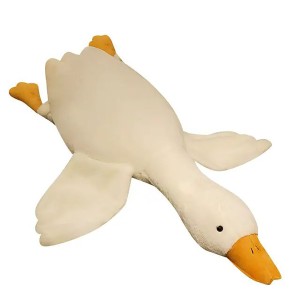 عروسک غاز خوابیده پتودار Sleeping goose doll with a blanket
