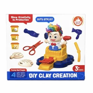 ست خمیر بازی آرایشگری کودک DIY Clay Creation Hair Stylist Set
