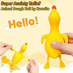 فیجت اردک خامه‌ ای Cream Duck Fidget Toy