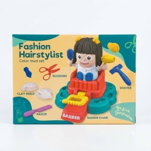 ست خمیر بازی آرایشگری کودک DIY Clay Creation Hair Stylist Set