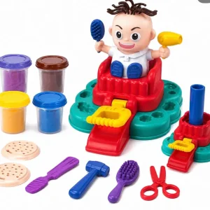 ست خمیر بازی آرایشگری کودک DIY Clay Creation Hair Stylist Set