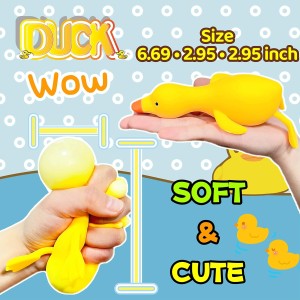 فیجت اردک خامه‌ ای Cream Duck Fidget Toy