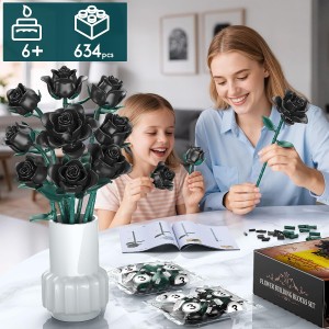 لگو گل رز مشکی 379 قطعه