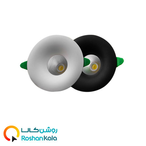 چراغ آمیتریس 9 وات دایره ای COB پارس شعاع توس