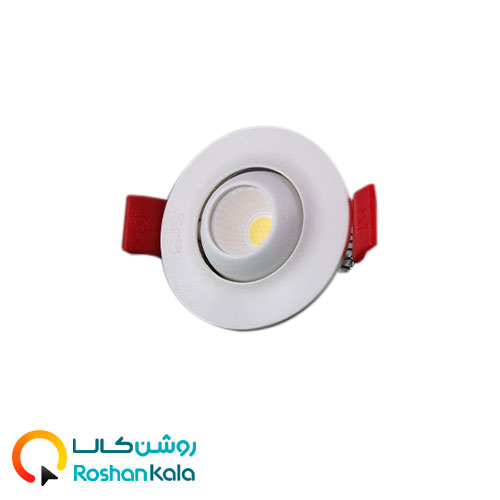 چراغ چشمی متحرک 3وات  cob دایره ای پارس شعاع توس