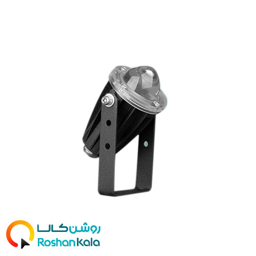 چراغ روکار جت لایت 3 وات بدنه مشکی پارس شعاع توس