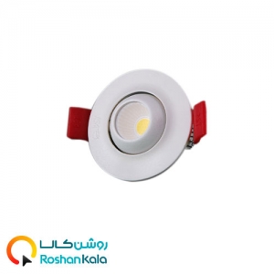 چراغ چشمی متحرک 3وات  cob دایره ای پارس شعاع توس