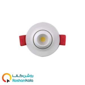 چراغ چشمی متحرک 3وات  cob دایره ای پارس شعاع توس