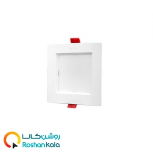 چراغ توکار سولاریس 9 وات مربعی پارس شعاع توس