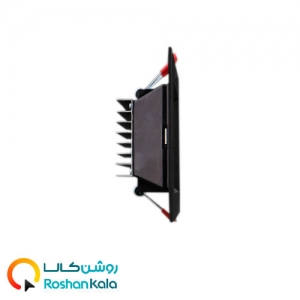 چراغ توکار سولاریس 9 وات مربعی بدنه مشکی پارس شعاع توس