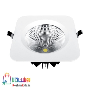 چراغ توکار هارمونیک 60 وات مربعی پارس شعاع توس