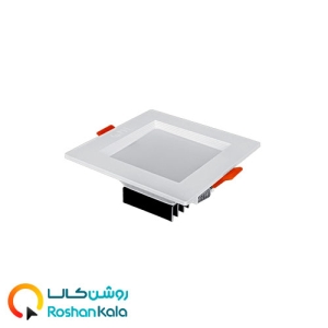 چراغ توکار سولاریس 7 وات مربعی پارس شعاع توس