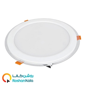 چراغ توکار گلاریس ۴۲ وات دایره ای پارس شعاع توس