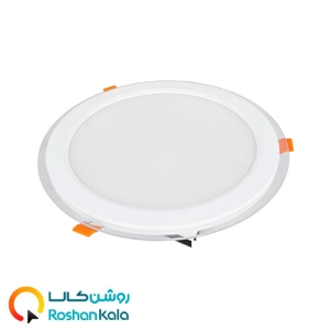 چراغ توکار گلاریس ۳۰ وات دایره ای پارس شعاع توس