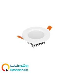 چراغ توکار سولاریس 7 وات دایره ای پارس شعاع توس