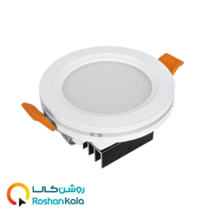 چراغ توکار آرامیس 9 وات دایره ای پارس شعاع توس