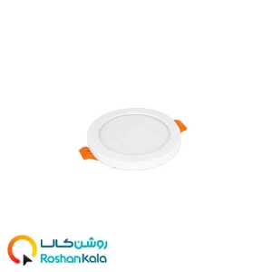 چراغ توکار اسلیم 8 وات دایره ای پارس شعاع توس