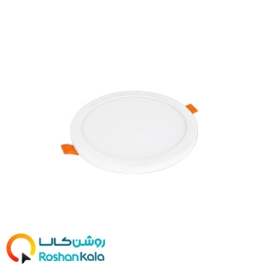 چراغ توکار اسلیم 12 وات دایره ای پارس شعاع توس