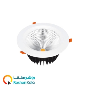 چراغ توکار هارمونیک ۶۰ وات دایره ای پارس شعاع توس