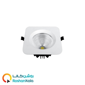 چراغ توکار هارمونیک 15 وات مربعی پارس شعاع توس