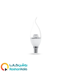 لامپ LED اشکی 5 وات شفاف پارس شعاع توس