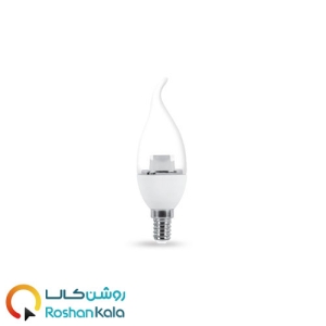 لامپ LED اشکی 6 وات شفاف پارس شعاع توس