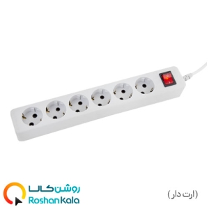 پریز سیار شش خانه ارتدار شهاب با کلید