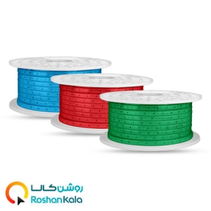 ریسه شلنگی رنگی رویالوکس 10 وات 120 چیپ بر متر (50 متر)