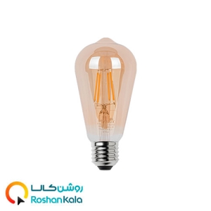 لامپ 6 وات ST64 LED فیلامنتی E27 رویالوکس