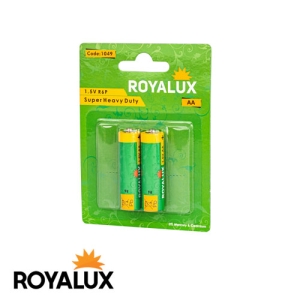 باتری رویالوکس قلمی Super Heavy Duty بسته 2 عددی بلیستر