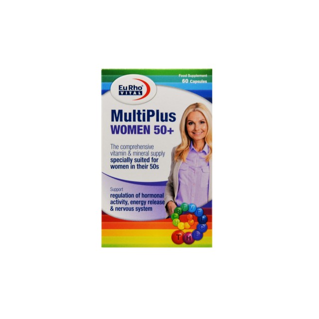 کپسول مولتی پلاس بالای 50 سال خانم ها یوروویتال