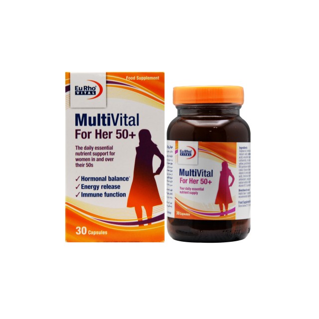 سافت ژل مولتی ویتال فور هر 50+ یوروویتال