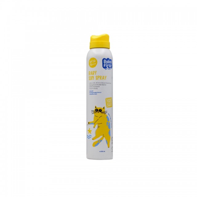 اسپری ضدآفتاب کودک بیبی فرست (SPF 50)