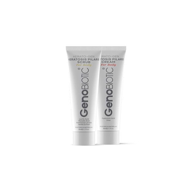 اسکراب و کرم کنترل پوست مرغی ژنوبایوتیک