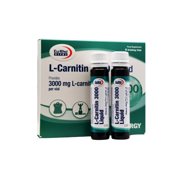 ویال خوراکی ال-کارنیتین 3000 میلی گرم  یوروویتال