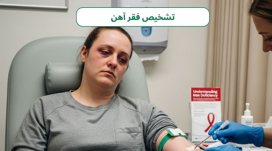 تشخیص فقر آهن به کمک کدام آزمایشها مشخص میشود؟