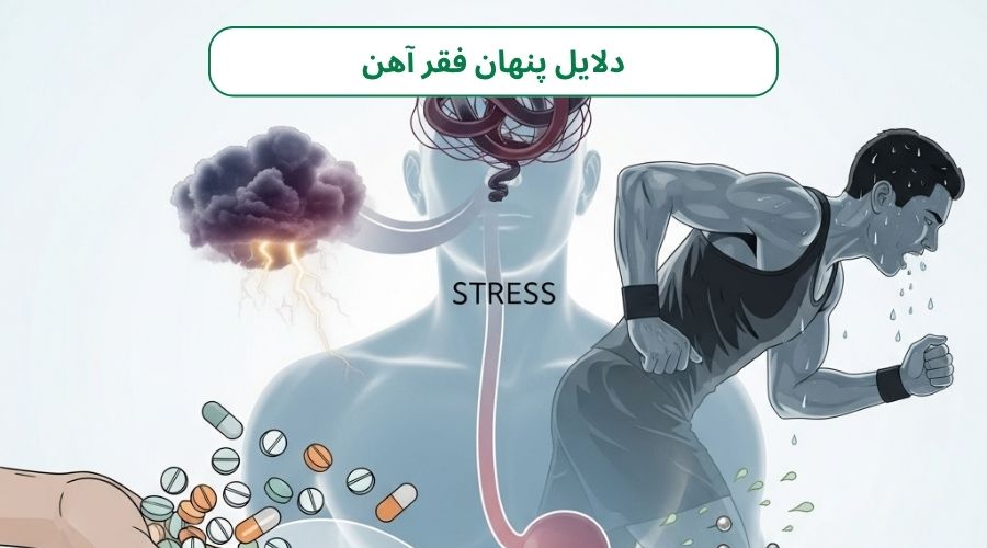 دلایل پنهان و کمتر شناخته شده فقر آهن: وقتی آهن از راههای غیرمنتظره کم میآید!