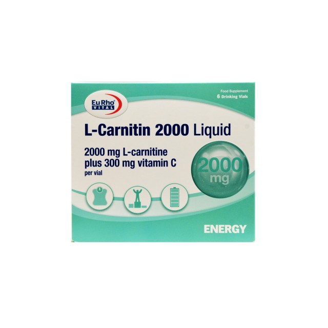 ویال خوراکی ال-کارنیتین 2000 میلی گرم  یوروویتال