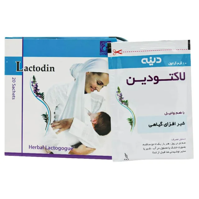 ساشه شیرافزاری گیاهی لاکتودین دینه