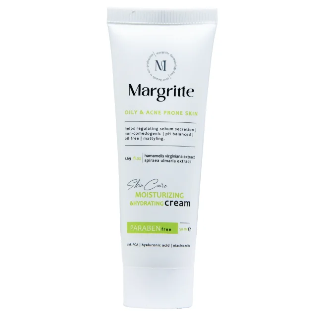 کرم مرطوب کننده و آبرسان قوی پوست چرب و مستعد آکنه مارگریت