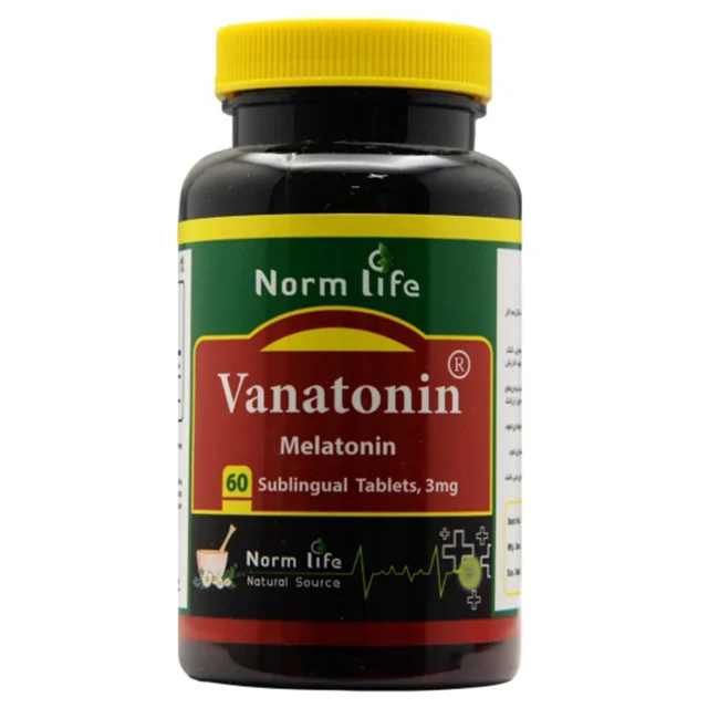 قرص زیرزبانی واناتونین ملاتونین نورم لایف