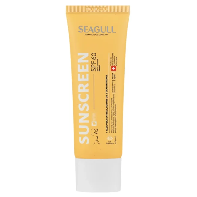 کرم ضدآفتاب انواع پوست سی گل (SPF 60)