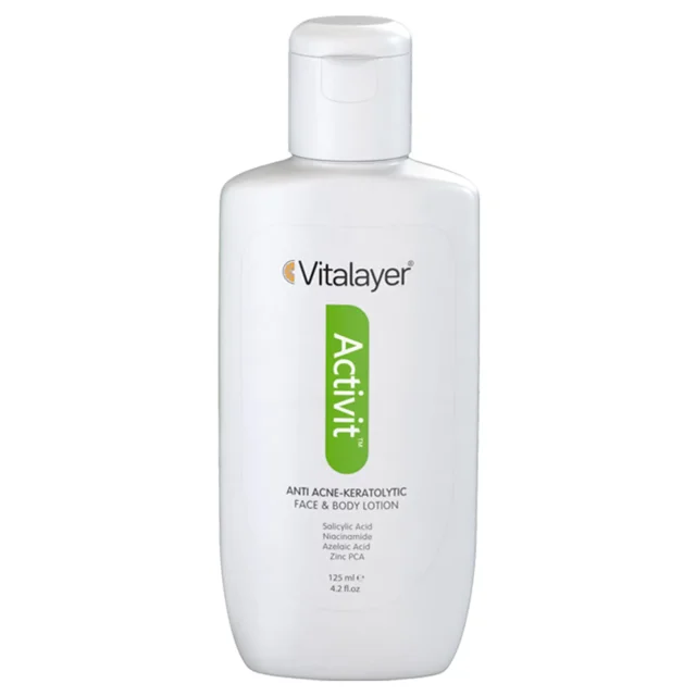 لوسیون ضد جوش و لایه بردار پوست ویتالیر (Activit)