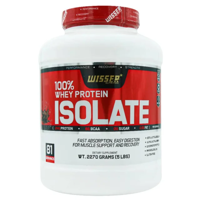 پودر وی پروتئین ایزوله 100% ویثر (2270 گرمی)