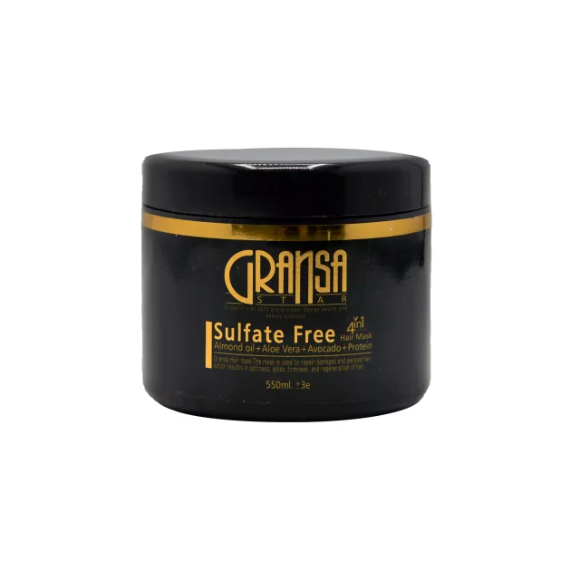 ماسک موی بدون سولفات 4 در 1 گرانسا(550میلی‌لیتری)