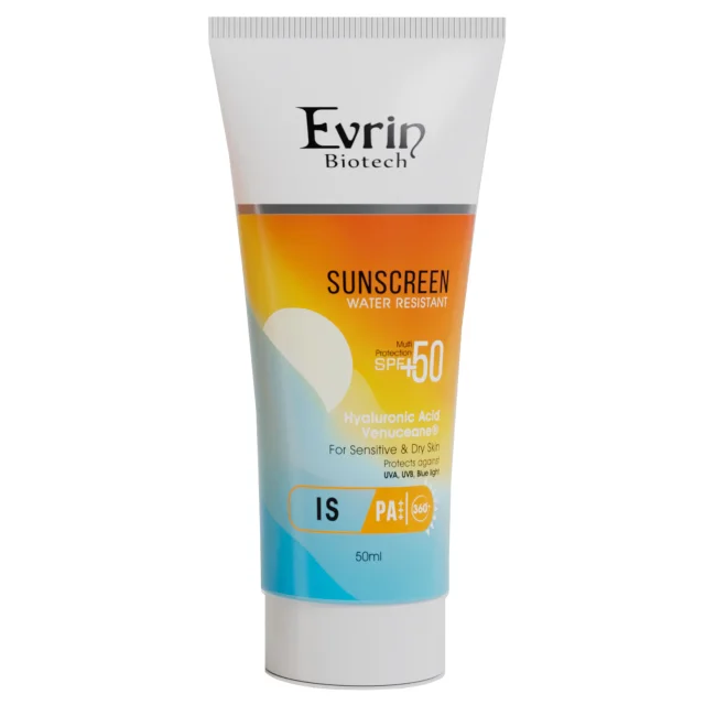 کرم ضدآفتاب پوست‌ خشک و حساس اورین (SPF50)
