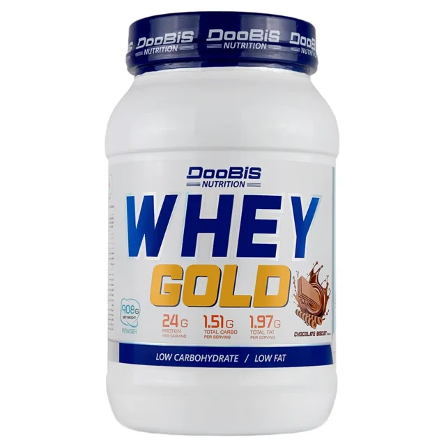 پودر پروتئین وی گلد دوبیس 908 گرمی