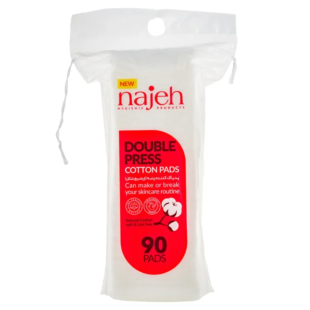 پد آرایش پاک‌کن صورت پنبه‌ای ناژه