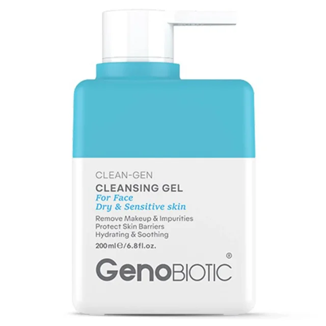 ژل شستشو صورت پوست خشک و حساس ژنوبایوتیک
