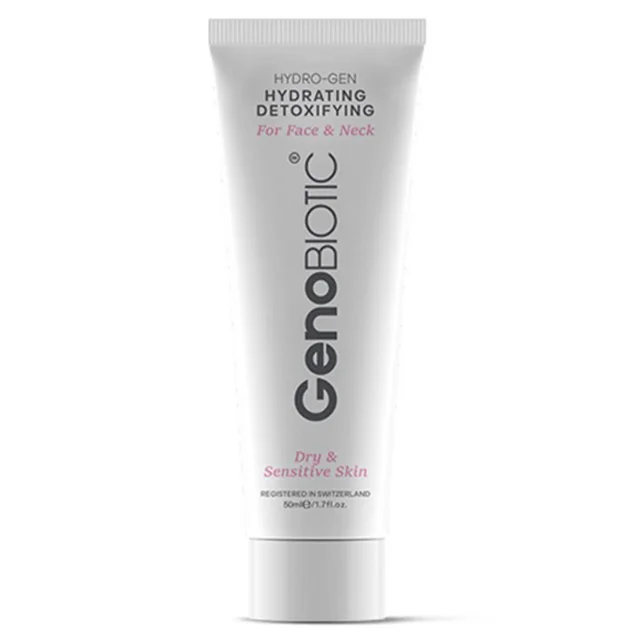 کرم رطوبت رسان صورت و گردن پوست خشک و حساس ژنوبایوتیک